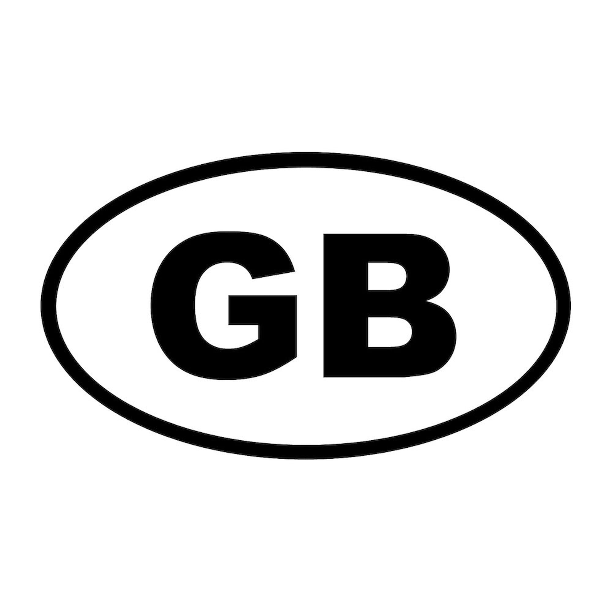 Amazon.com - CafePress Great Britain GB Sticker Oval Car Bumper 