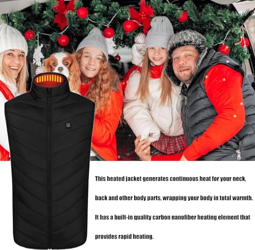 Smart Thermal Vest, Lightweight Heating Vest, Rechargeable Smart Heating Vest with Adjustable Rapid