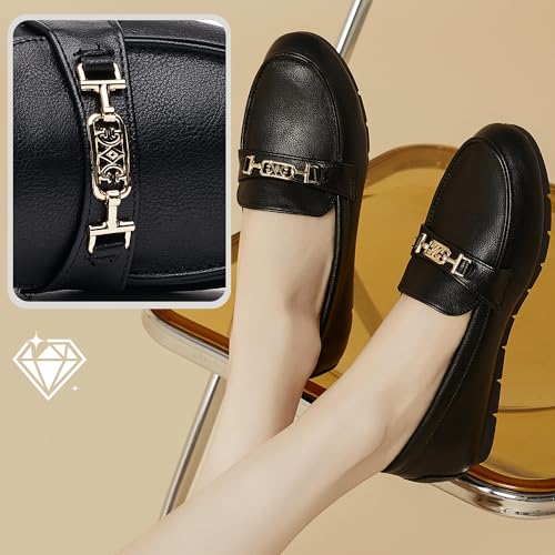 Image of Women's Loafer Shoes Leisure Slip On Work Shoes Comfort Walking Flats