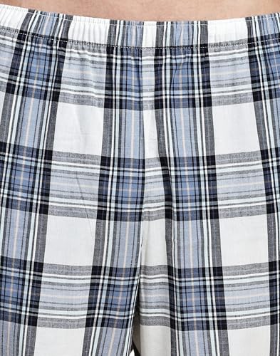 Image of B STORIES Men's 100% Cotton Full Sleeve PJ Set - Checkered Nightwear Set | Soft Loungewear | Comfortable Sleepwear | Stylish Casual Home Wear Shirt & Pant (S-XXL)