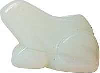 Vista 21 de 1 pieza de cristales de rana de aventurina verde natural y figuras de piedra curativa, 1.5 pulgadas talladas a mano con bolsillo para decoración