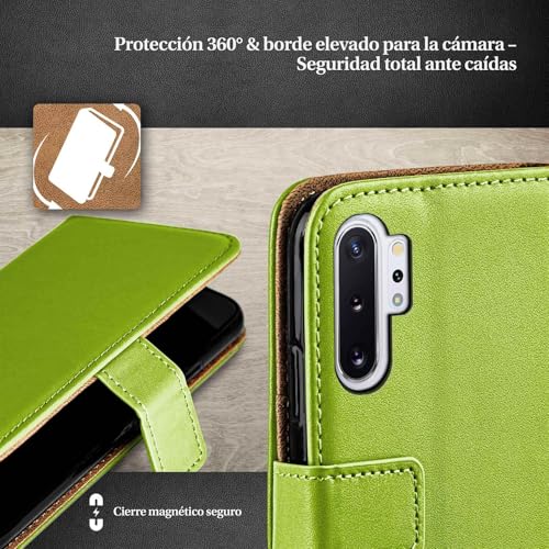 Funda Samsung Note 10 Plus moex tipo libro para organizar tus tarjetas 3