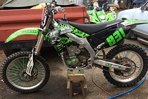 Mx & Atv Number Plate Decals | Set Of 3 Decals With Your Custom Number, Color & Font Choice | 17 Colors & 26 Font Choices! #TOP6