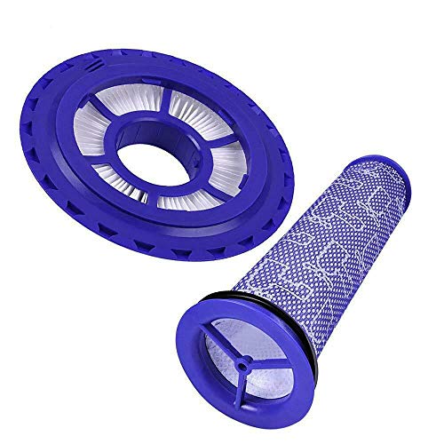 Aqua Green DC41,DC65,DC66 HEPA Pre Filter & Post Filter Kit Compatible with Dyson Animal and Ball Vacuums