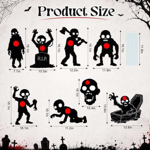 Image of 8 Pack Waterproof Shooting Target 12 x 16'' Archery Target