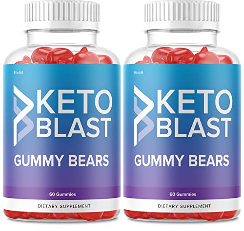 (2 Pack) Keto Blast ACV Gummies Advanced Formula Keto Blast Apple Cider Vinegar Gummies (120 Gummies)