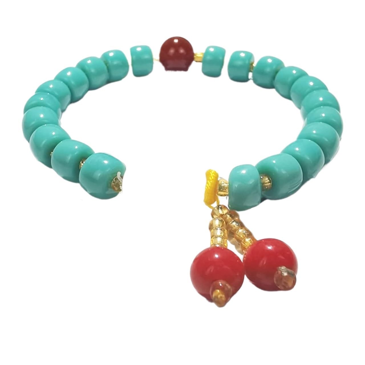 OIFAODAO Rosary bracelet, Wealth Bracelet Crystal Amulet Lucky Ward Off Evil Spirits(Style k-8 inches)
