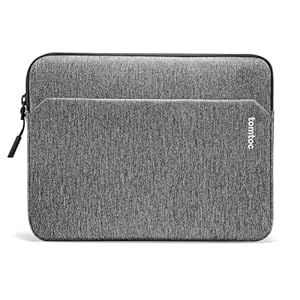 tomtoc Slim Tasche Hülle für 14 Zoll Acer, ASUS, Dell, HP, Lenovo Laptop Notebook Chromebook Ultrabook Computer, Wasserabweisend Rundumschutz Laptoptasche Laptophülle Sleeve, Grau