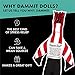 Dammit Doll - Win The Intimidator - Black & Red - Stress Relief - Gag Gift - Sports Teams