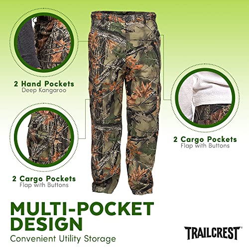 TrailCrest by Treel Boys Camo Tactical Hunting Hiking Pants2