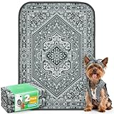 FXW Washable Pee Pads for Dogs, Leak-Proof & Non-Slip, Specifically Designed for 24inch Cages, 17