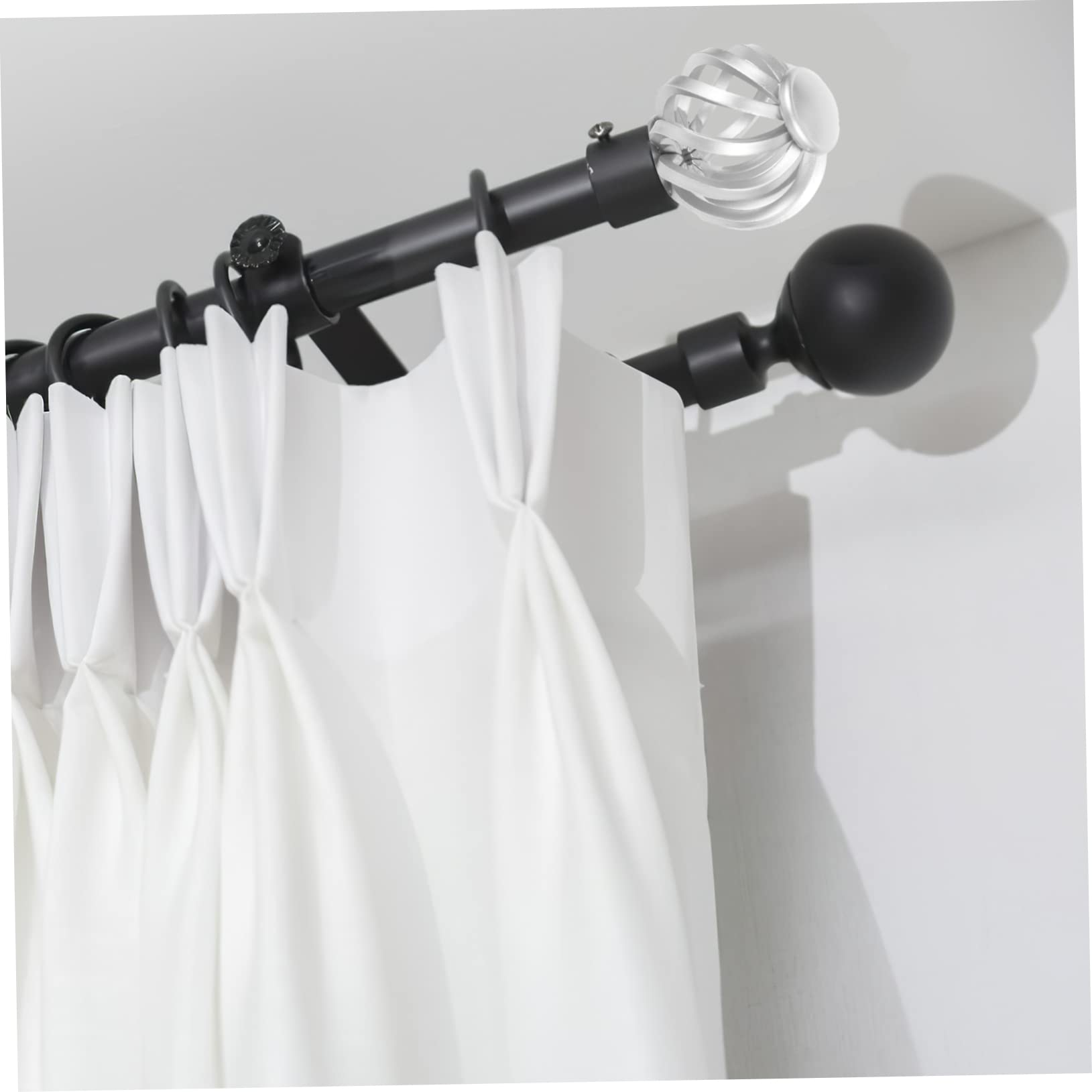 Paquete de 10 alzapaños de cortina – Tapones de plástico para cortinas de ventana y cortinas de ducha, alzapaños estilo romano, accesorios versátiles para el hogar