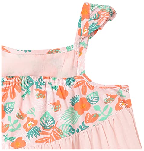 Image of miniklub Girls Multicoloured Floral Printed A-Line Dress
