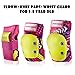 GASACIODS Kids/Child Sports Protective Gear， Colorful Shell Fabric Thickened Unzerbrechlich Design，Knee Pads Elbow Pads Wrist Guards Pads Set for Skateboarding Inline Roller Skating Cycling Bike