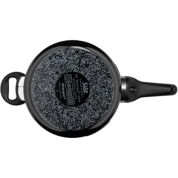   Silit-Sicomatic-T-Plus-Pressure-Cooker-45L-Without-Insert-O-22-cm-Black-Made-in-Germany-Inside-Scale-Silargan-Functional-Ceramic-Suitable-for-Induction-Hobs