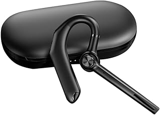 Obuyke 1 Peça Fone De Ouvido De Condução Fone De Ouvido Único Fone De Ouvido Sem Fio Fones De Ouvido Sem Fio Fones De Ouvido Com Cancelamento De Ruído Sem Fio Fone De Ouvido Comercial