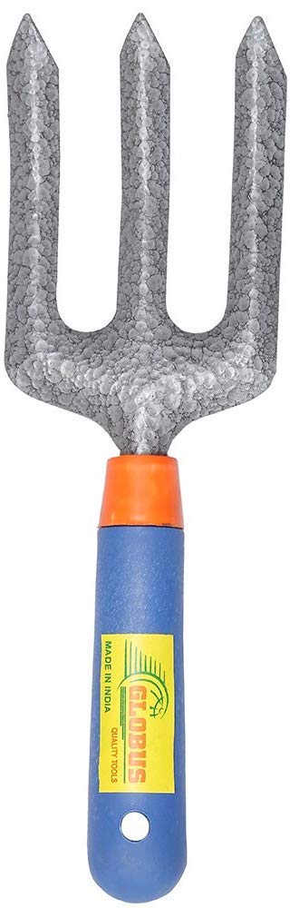 GLOBUS 526 Carbon Two Color Weeder Fork Garden Tool - Image 2 thumbnail