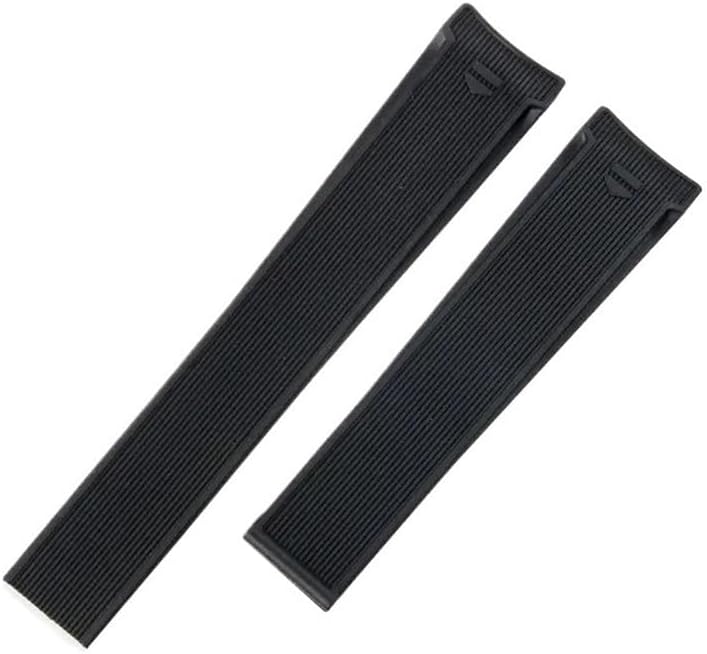 Waterproof Silicone Replace Watchband Fit For Tag Heuer Rubber Fold Buckle Watch Strap