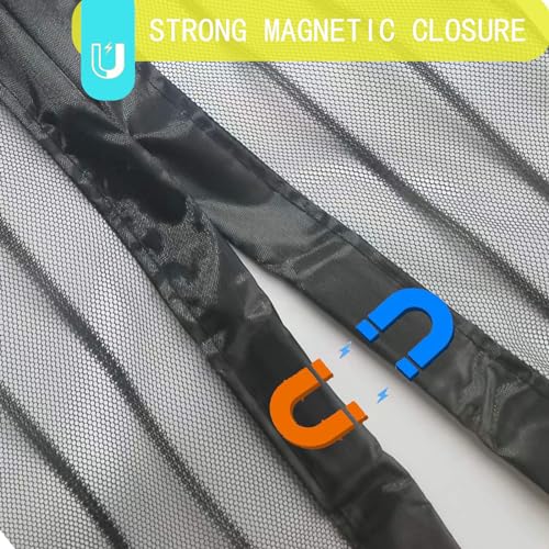 Moustiquaires magnétiques en maille anti moustique pour porte