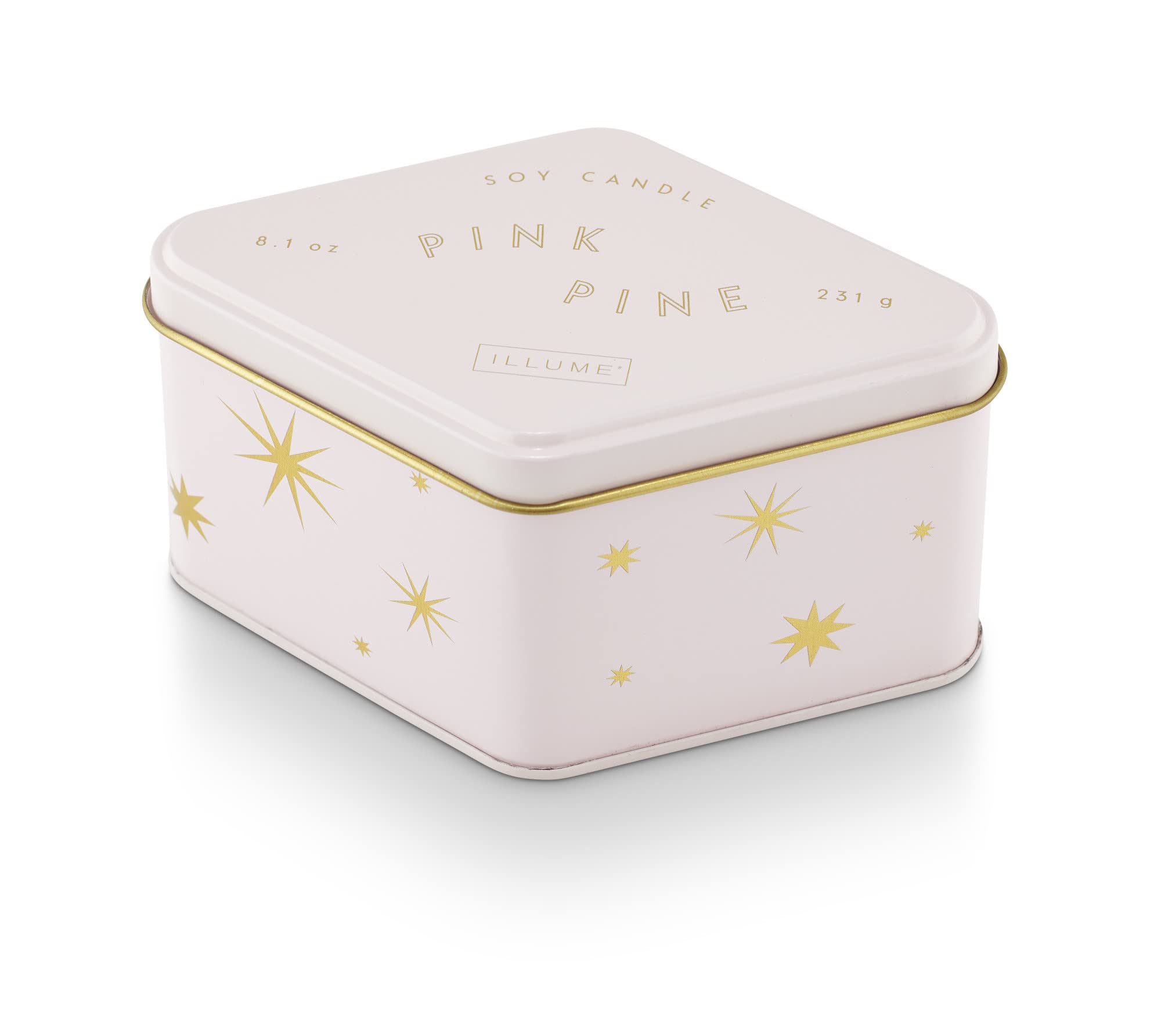 8oz Gold Deep Round Tin Can | Quantity: 24