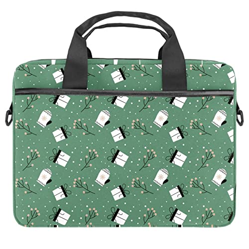 Funda bandolera para portátil de 13 a 14.5 pulgadas maletín verde multicolor con guantes