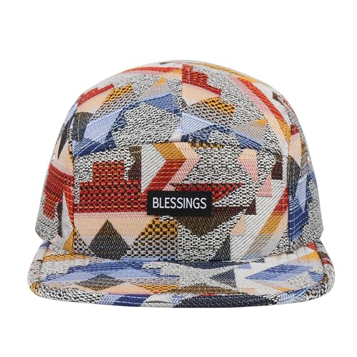Image of 5 Panel Camper Hat | Multi-Color Unique Designs | Caps for Men & Women | Large or X-Large