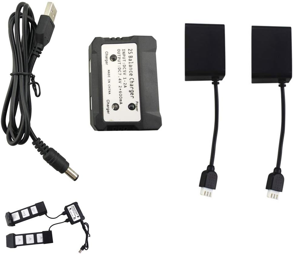 1PCS 2 in 1 Balance Charger for HS720 HS720E Folding Brushless Quadcopter Accessory Remote Control UAV Lithium Battery