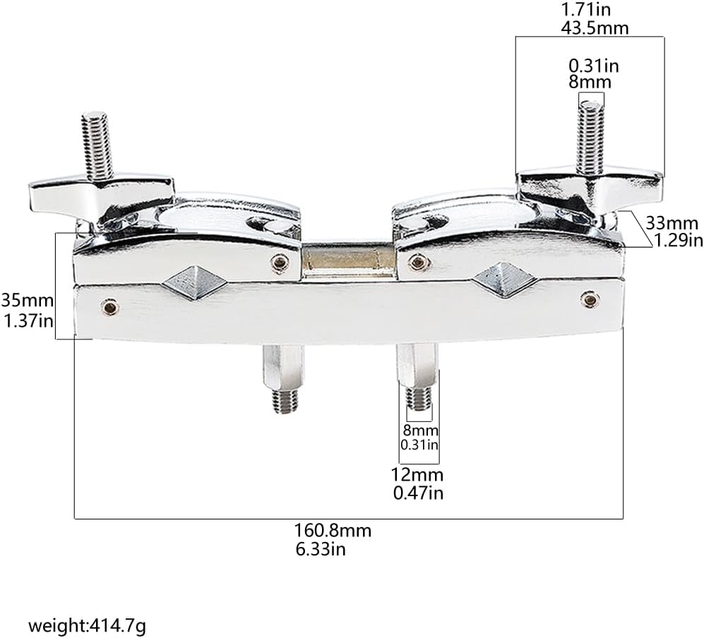 Adjustable Quick Release Multi-Clamp Cymbal Stand Holder Clamp For Drum Cymbal Stand Bracket