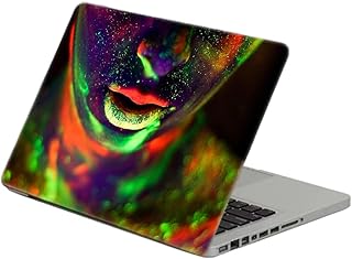 TAT Stains Liquid Texture Printed Laptop Sticker Multicolour-15.6 inch-1041