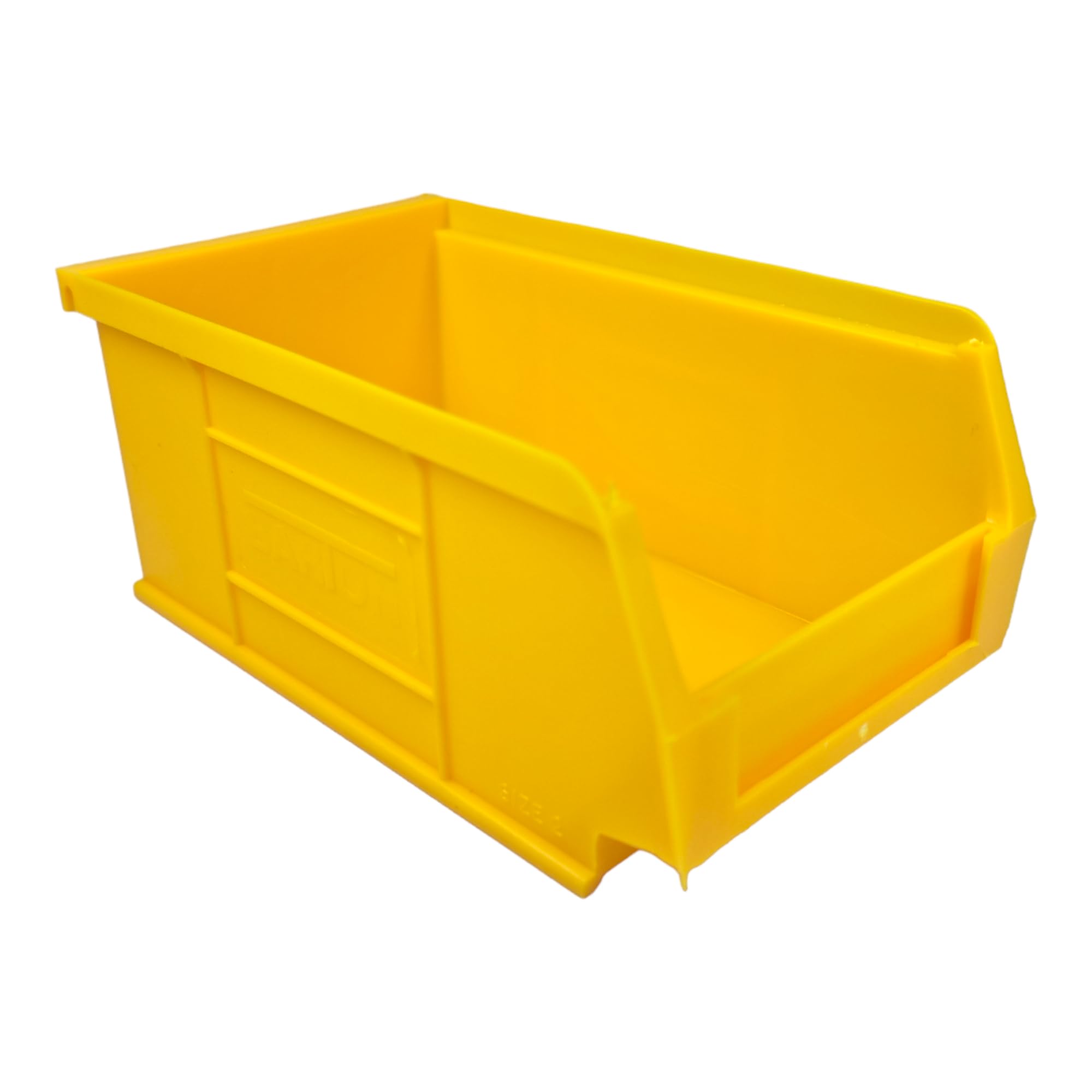 Yellow Storage Lin Bins | Tool Organiser Bin | Stackable Boxes for Garage | Wall Hanging Box | DIY Storage | Plastic Drawers (Small-165x100x75mm) (5 Bins)