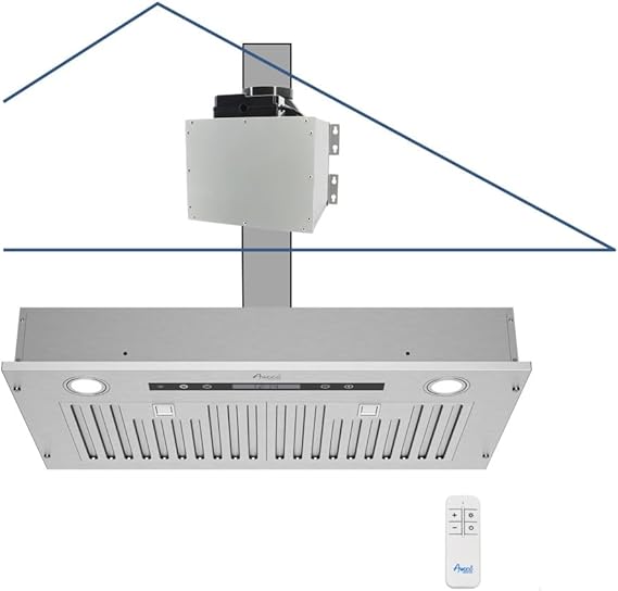 Awoco 141/2”D Super Quiet Split Insert Ceiling Mount