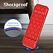 Fintie Protective Case for Apple TV 4K/ HD Siri Remote (1st Gen) - Honey Comb Lightweight Anti Slip Shockproof Silicone Cover for Apple TV 4K 5th 4th Gen Siri Remote Controller, Red