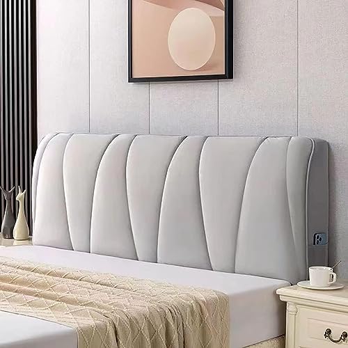 Almohada triangular de lectura, soporte de espalda para sofá y cama, cojín antirreflujo para adultos, almohada de cama tamaño Queen, almohada cervical larga para dormir (120 x 75 cm, gris poco