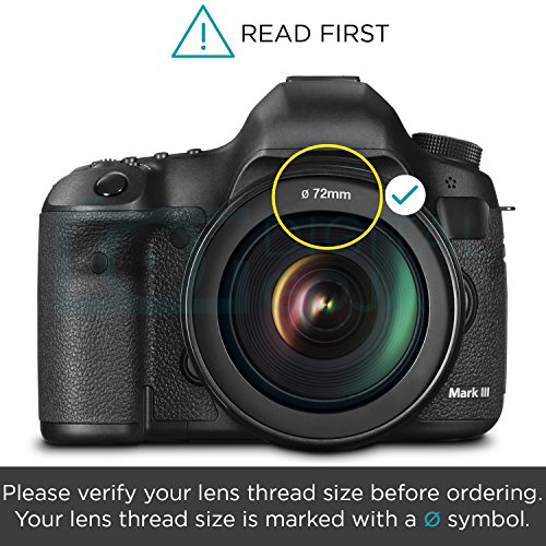 72Mm Lens Filter Kit By Altura Photo, Includes 72Mm Nd Filter, 72Mm Cpl Filter, 72Mm Uv Filter, (Uv, Polarizer Filter, Neutral Density Nd4) For Camera Lens W 72Mm Filter + Lens Filter Case #TOP1