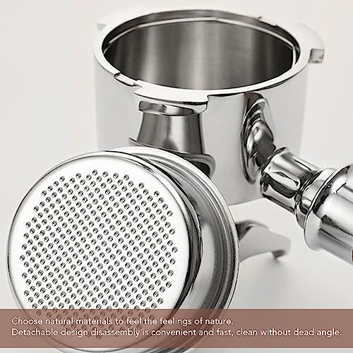 Brilluxa Bottomless Portafilter, Naked Portafilter, Espresso Portafilter, Compatible with DeLonghi Dedica Arte EC0680 EC0685, Single Wall Portafilter Handle (White) - Image 8