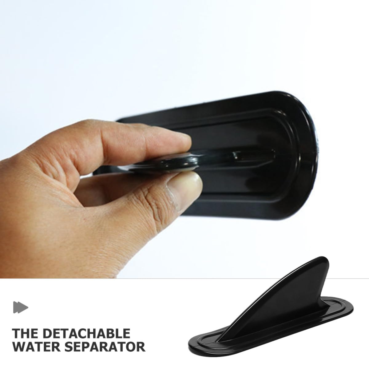 Hohopeti de Aletas de PVC Compatible para Tabla de Paddle Surf 4 Piezas para Mejor Dirección y Estabilidad Estabilizador Negro Fácil de Instalar Tablas Hinchables