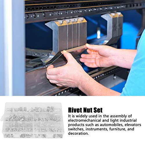 Rivet nut inox mixte 205pcs pour en finir avec les vis foirées sur vos fixations métalliques - 2