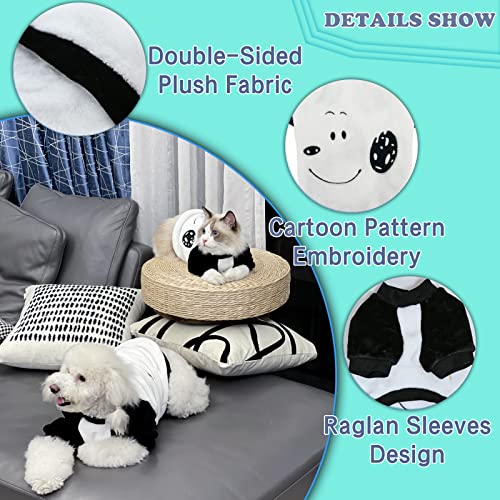 Mesheen Dog Sweaters Shirt For Small Dogs And Cats Made Of Soft Skin Friendly Double Sided Plush Fabric Keep Your Pet Warm And Cozy, Dog Coat Use Snoopy Cartoon Pattern Embroidery Design #TOP3