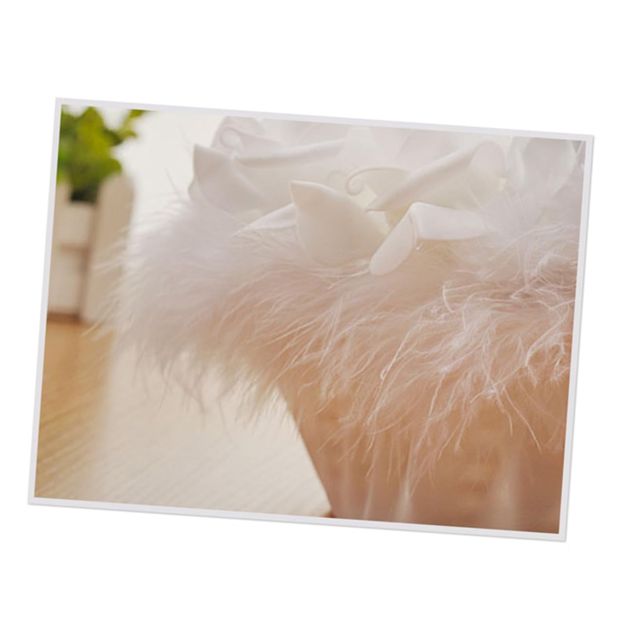 Hochzeitsblumenkorb Hl-5620-bs 2 Stück Gewebe Weiß für Hochzeitsfeier | Blumenmädchenkörbchen für Hochzeiten, Abschlussatmosphäre, Brautkorb als Partydeko