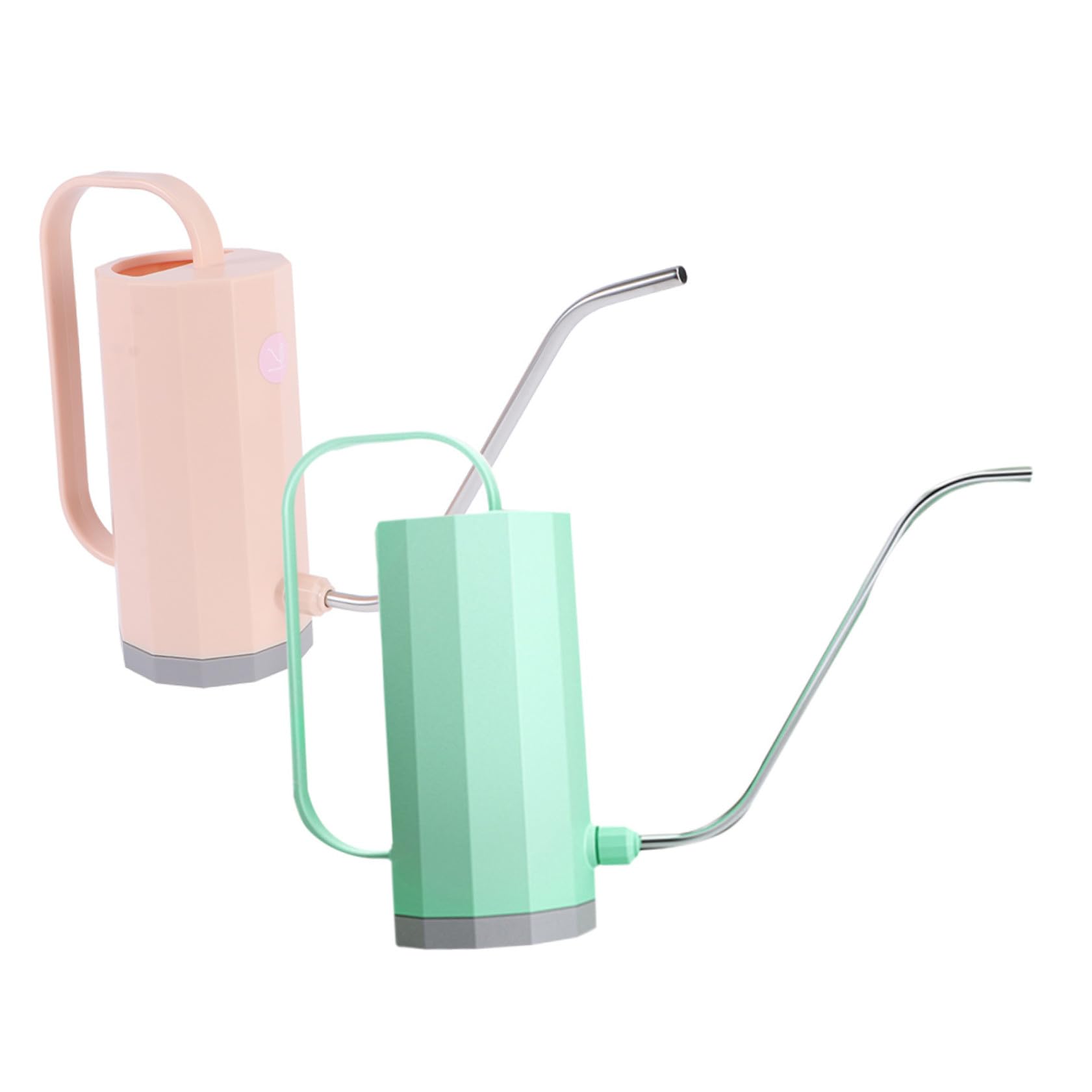 Regadera de Jardín 2 Piezas 1200ml de Plástico con Asa Ergonómica