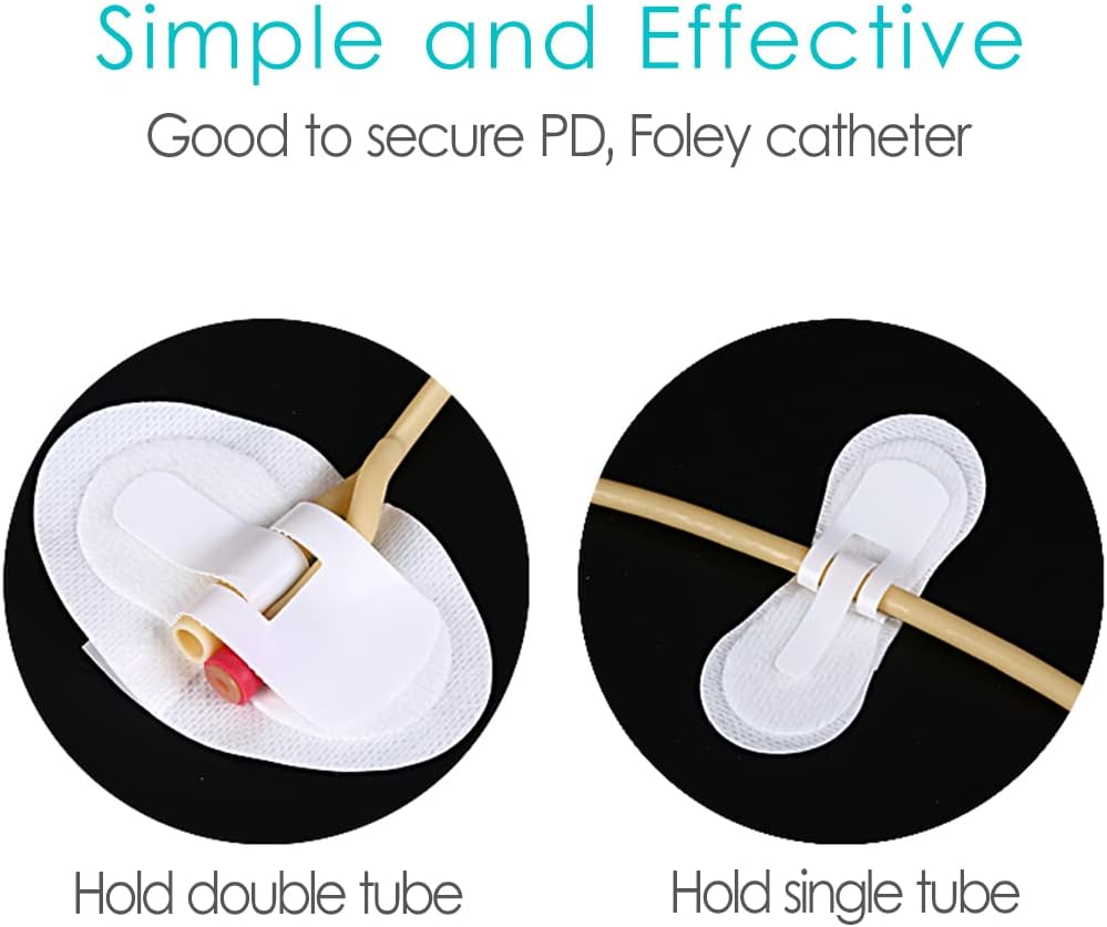 Feeding Tube Pads for Peg/G/J Tube Stomach Stabilizer Accessories Abdominal Support Holder Fixation Adhesive Stickers Patch Individually Packed for Kids Child (Pack of 10) Catheter Stabilizer Kids-10 Pcs