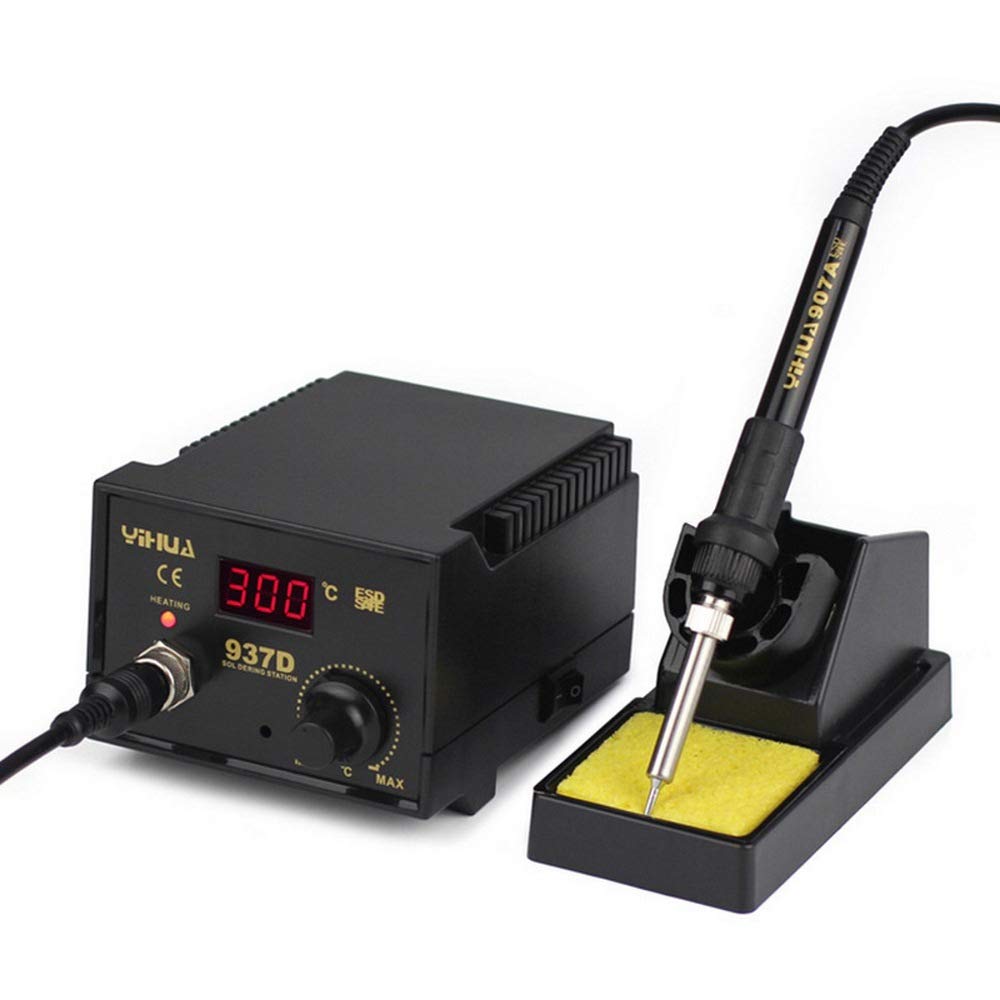 50w Solder Iron Digital Adjustable Soldering Station Led Display Esd ...