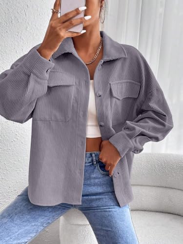 Image of GRECIILOOKS Women Poly Lycra Standard Length Oversized Jacket Korean Style Casual Outerwear | Streetwear Party Jacket with Trendy Loose Fit Casual Shirt