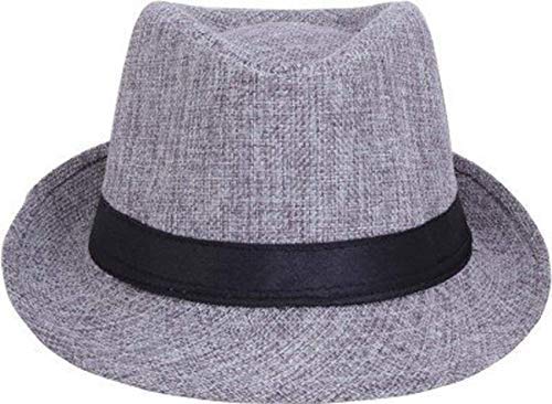 THE GRANDFedora hat Men & Women, Grey Pack of 1