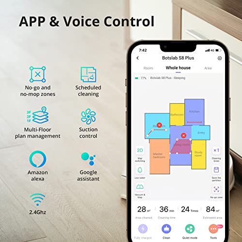 360 Botslab S8 Plus Robot Aspirapolvere