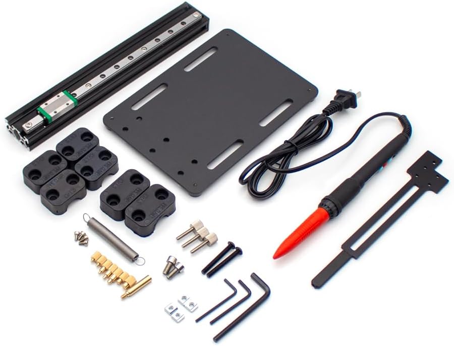 iDili IY Vertical Heat Set Insert Tool Pressing Machine Hot Melt Brass Knurled Nut Embedded Insertion Soldering Iron 3D Printed Parts