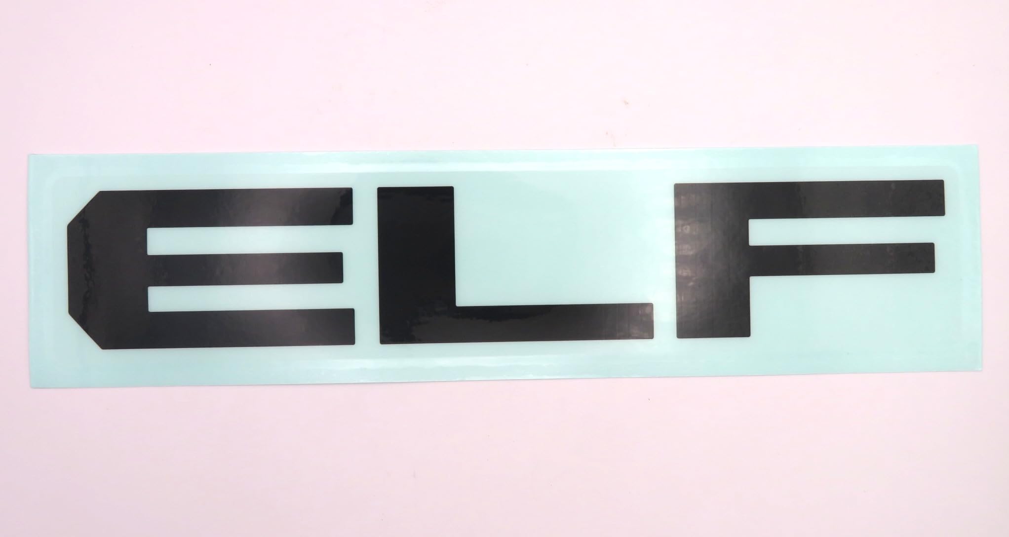 【エルフ参上さん専用】ステッカー10枚 楽天市場】アルミウロコステッカー ELF ブラック（黒） いすゞ