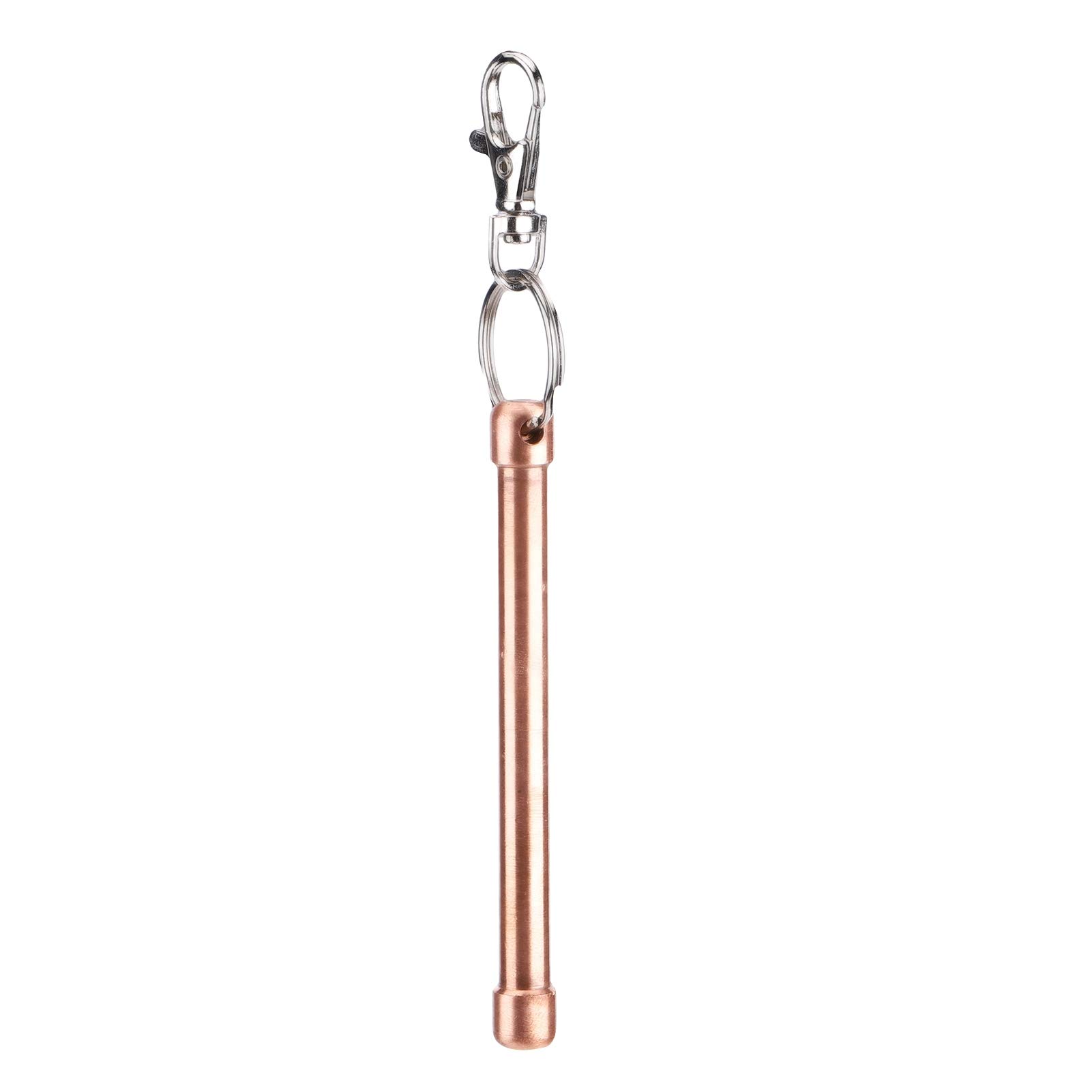 Ouvre-Porte et Poussoir de Bouton en Cuivre sans Contact - Porte-clés sans Contact pour Ascenseurs, Dab et Surfaces Publiques (Protection par Rouleau de Nettoyage à la Main)