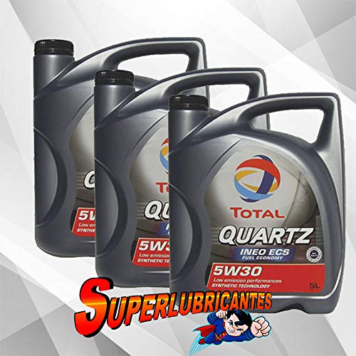 Mundocoche Total Quartz INEO ECS 5W30 3x5L.(15Litros)
