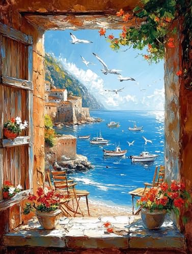 G i yCgoCio[ r[` io[yCg, DIY G fW^G Lbg SҌ ȒP Paint by Numbers uVƃANG̋ h DIYG ItBX CeA rO, ւ̃Mtg 90